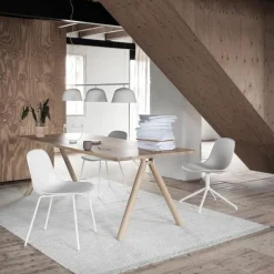 Fiber Side Chair Stoel Draaibaar - Stalen Onderstel