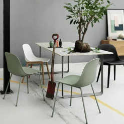 Fiber Side Stoel - Stalen Onderstel