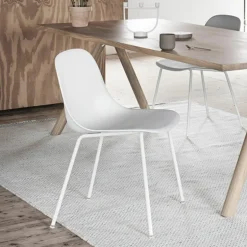 Fiber Side Stoel - Stalen Onderstel