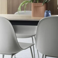 Fiber Side Stoel - Stalen Onderstel