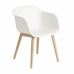 Fiber Stoel - Houten Onderstel