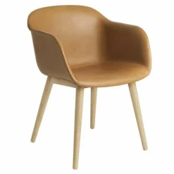 Fiber Stoel UP - Houten Onderstel