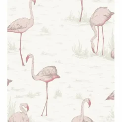Flamingos Behang