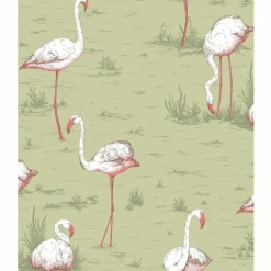 Flamingos Behang