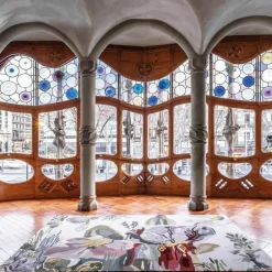 Flora Backyard Vloerkleed