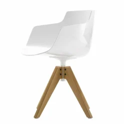 Flow Slim Chair VN Eiken Onderstel