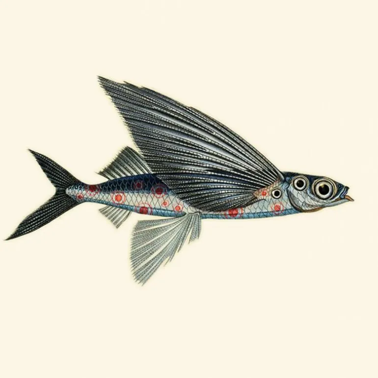 Flying Coral Fish Behang Poppy