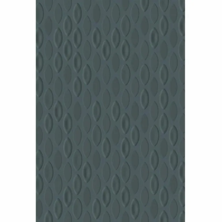 Flying Coral Fish Behang Silver Grey