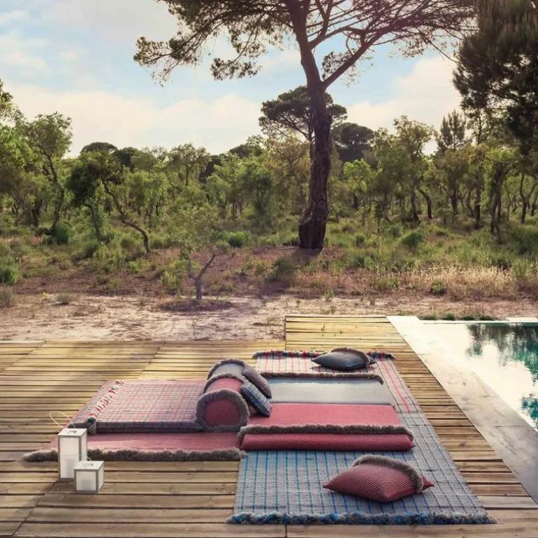 Garden Layers Buitenkleed Blue