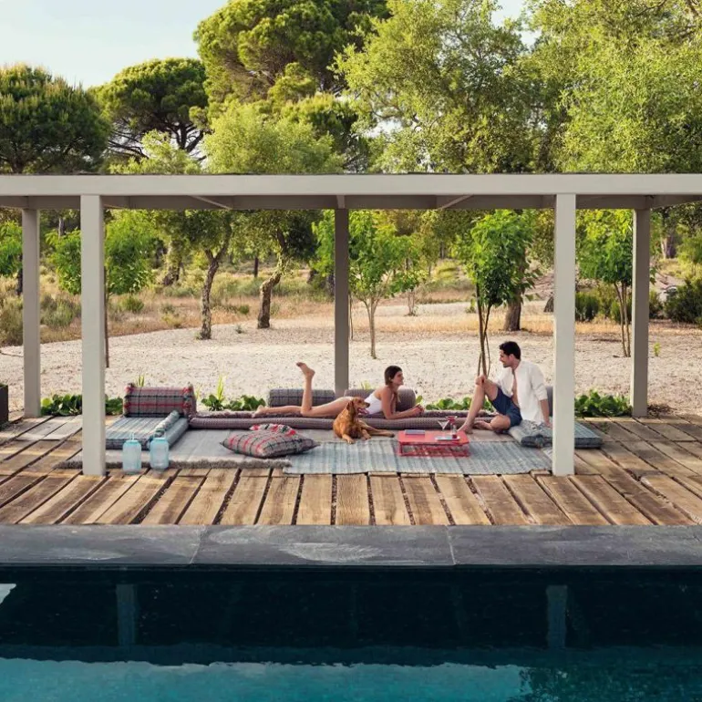 Garden Layers Buitenkleed Blue