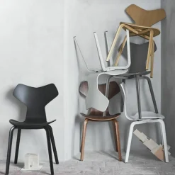 Grand Prix Stoel Houten Onderstel