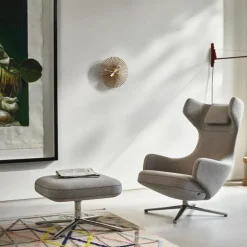 Grand Repos Loungestoel + Ottoman