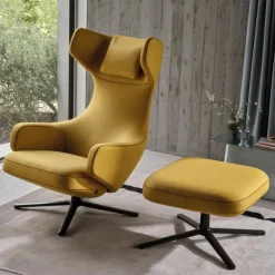 Grand Repos Loungestoel + Ottoman