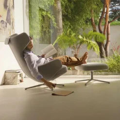 Grand Repos Loungestoel + Ottoman