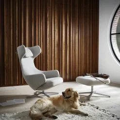 Grand Repos Loungestoel + Ottoman