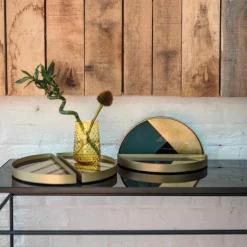 Half-Moon Geometric Dienblad