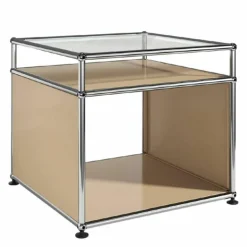 Haller Bijzettafel met Glazen Top