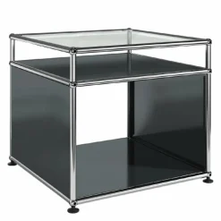 Haller Bijzettafel met Glazen Top