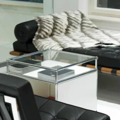 Haller Bijzettafel met Glazen Top