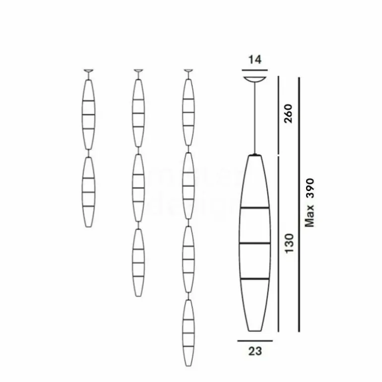 Havana indoor Hanglamp