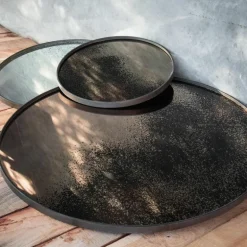 Heavy Aged Bronze Spiegel Dienblad