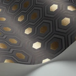 Hicks' Hexagon Behang