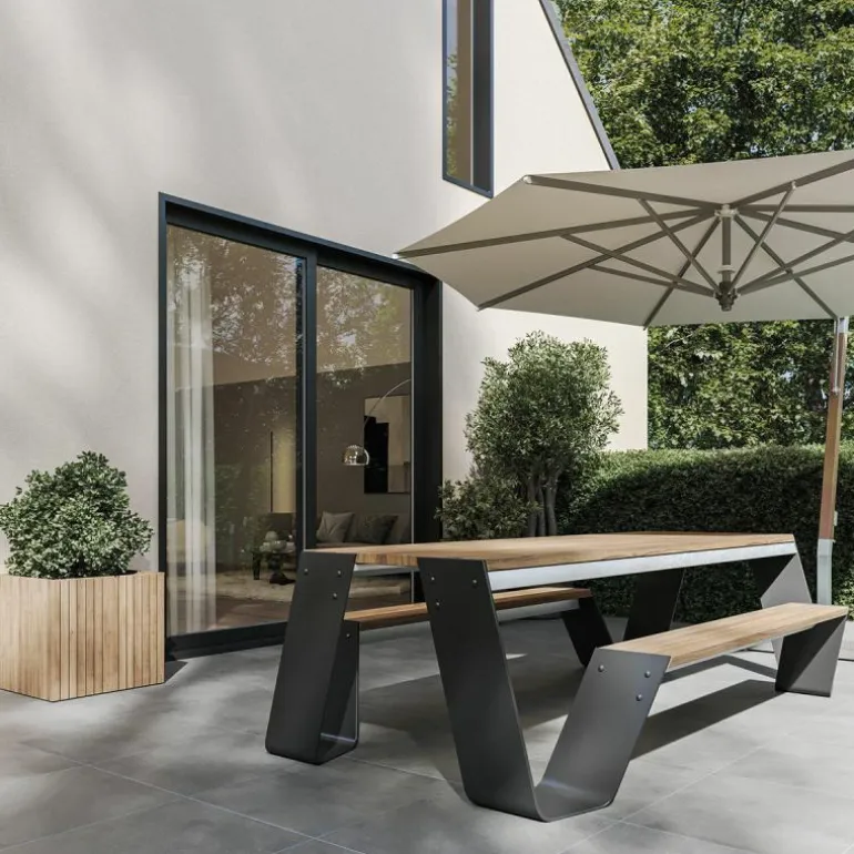 Hopper Picnic Picknicktafel - 360 cm.