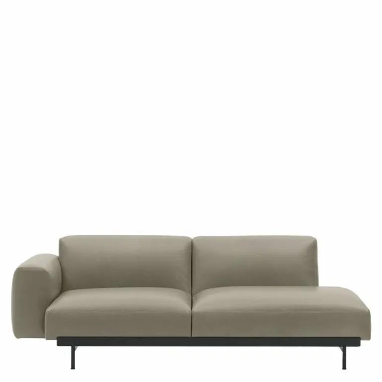 In situ 2-zits Bank, Leder