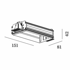 Inbouwframe Strange 2.0 Sneak trimless 2.0