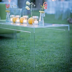 Invisible Bijzettafel Laag