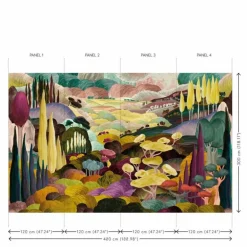 Les Songes Toscans Behang