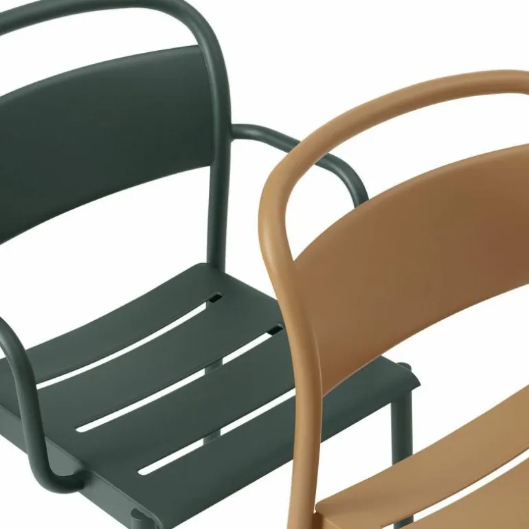 Linear Steel Armstoel