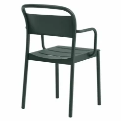 Linear Steel Armstoel