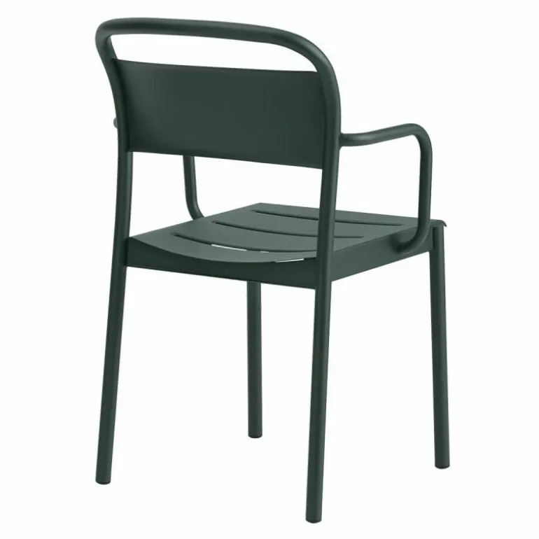 Linear Steel Armstoel