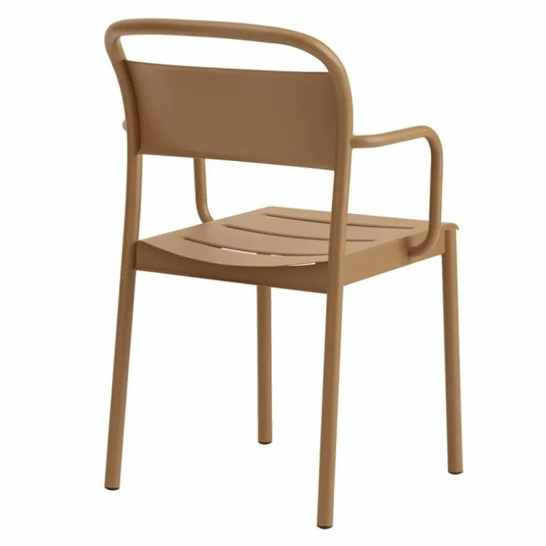 Linear Steel Armstoel