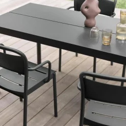 Linear Steel Armstoel