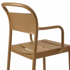 Linear Steel Armstoel