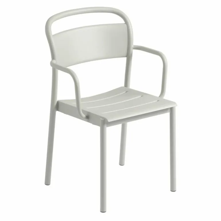 Linear Steel Armstoel