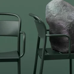 Linear Steel Armstoel