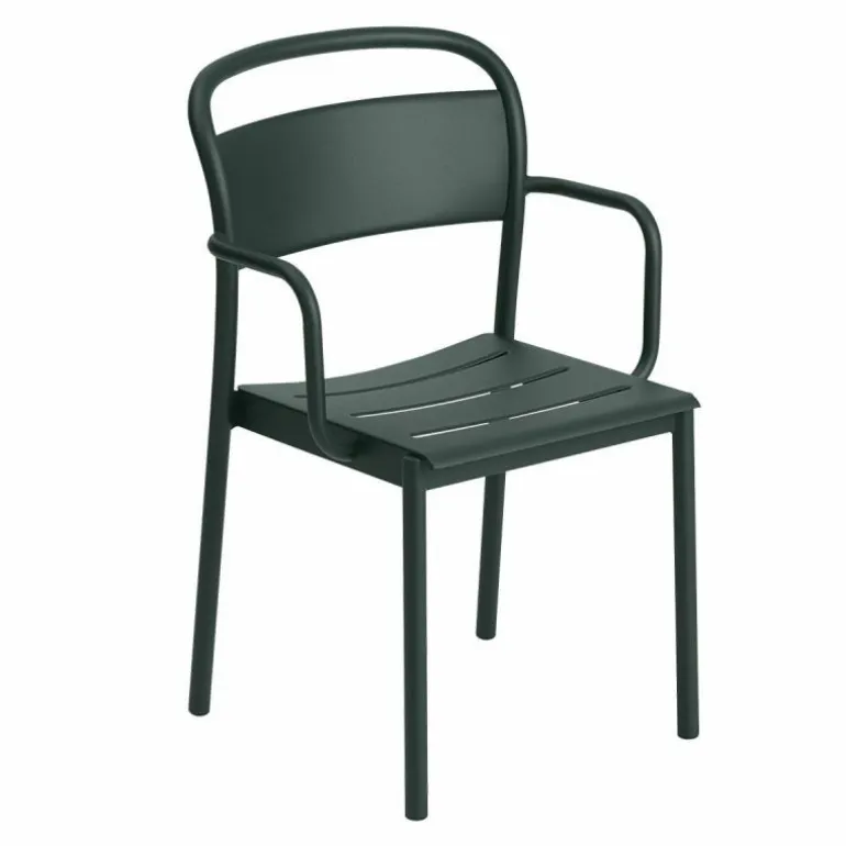 Linear Steel Armstoel