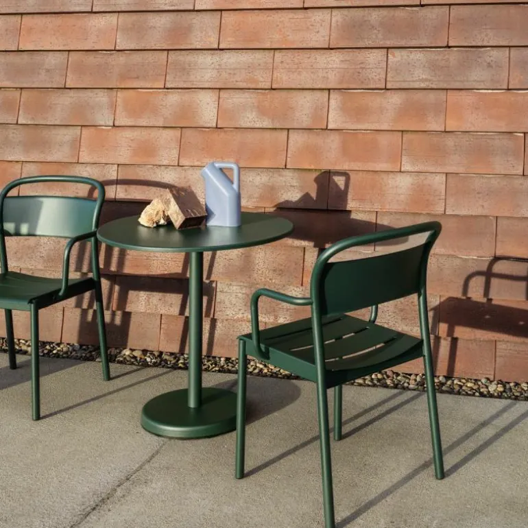 Linear Steel Armstoel