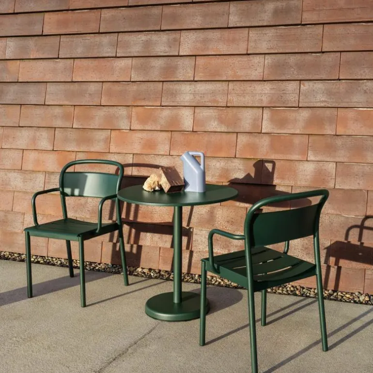 Linear Steel Armstoel