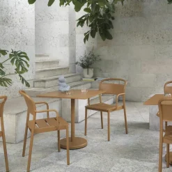 Linear Steel Café Tafel