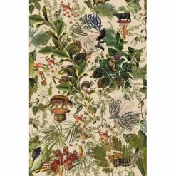 Menagerie of Extinct Animals Behang Ivory