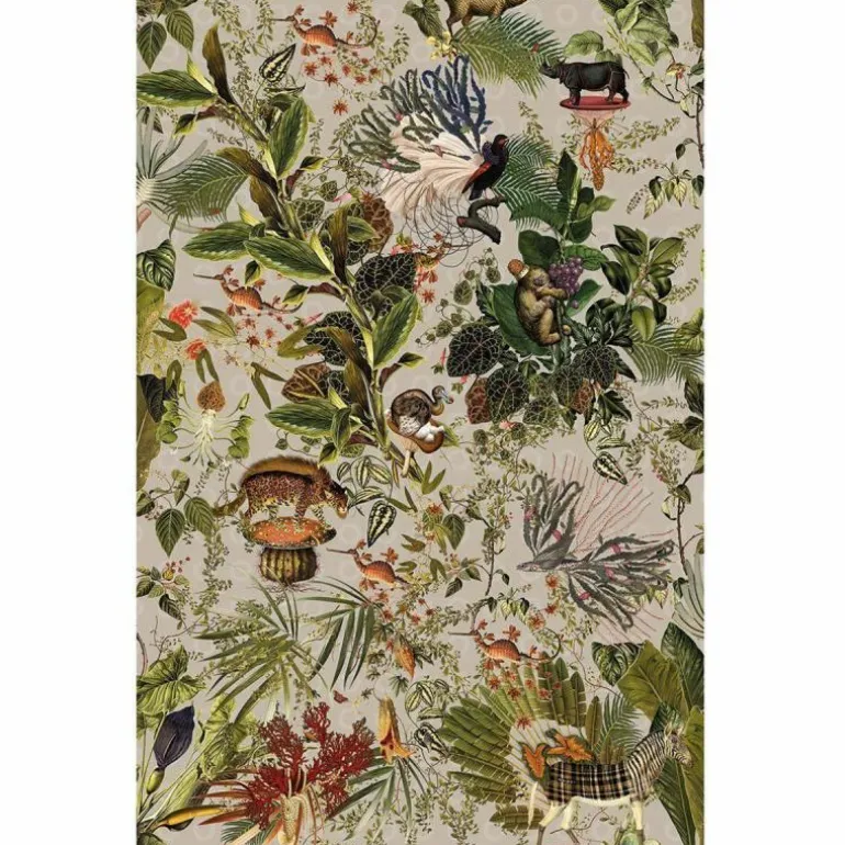 Menagerie of Extinct Animals Behang Cloud