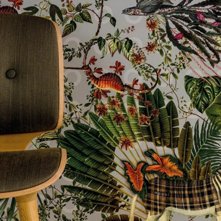 Menagerie of Extinct Animals Behang Cloud