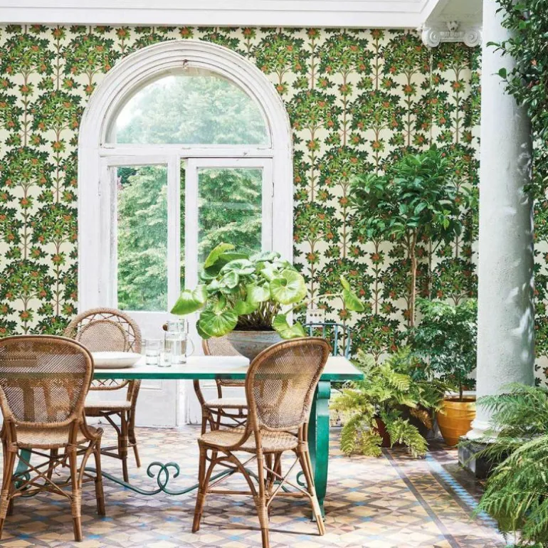 Orange Blossom Behang