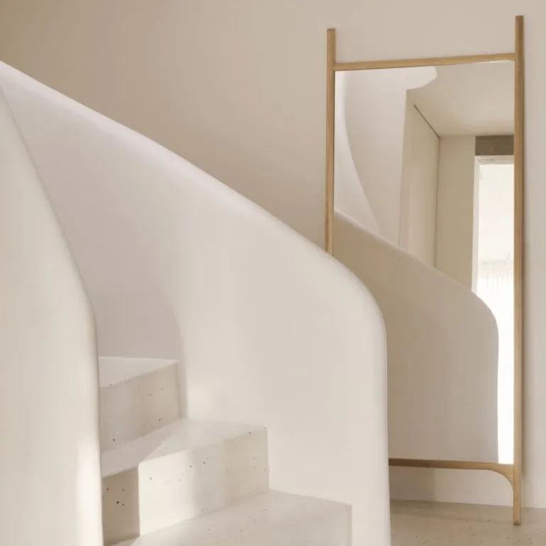 PI Staande Spiegel Eiken