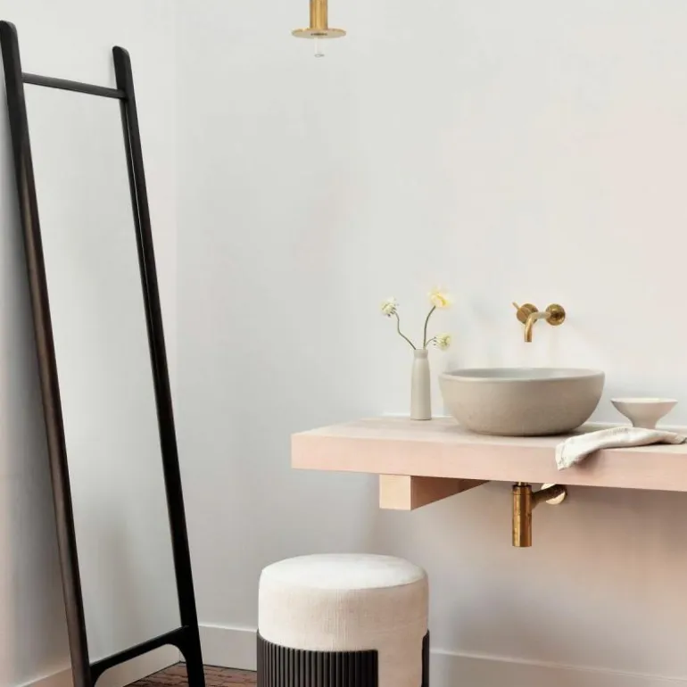 PI Staande Spiegel Mahonie