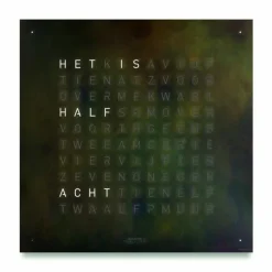 QLOCKTWO Earth 90 Creator's Edition Klok